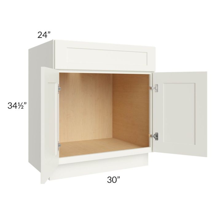 RTA Linen Shaker 30" Sink Base Cabinet (1 drawer front)