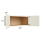 RTA Linen Shaker 30" x 15" x 24" Wall Cabinet