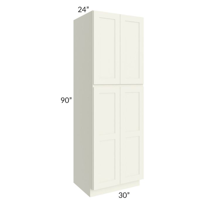 RTA Linen Shaker 30" x 90" x 24" Wall Pantry Cabinet