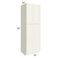 RTA Linen Shaker 30" x 90" x 24" Wall Pantry Cabinet with 4 Roll Out Trays