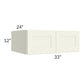RTA Linen Shaker 33" x 12" x 24" Wall Cabinet