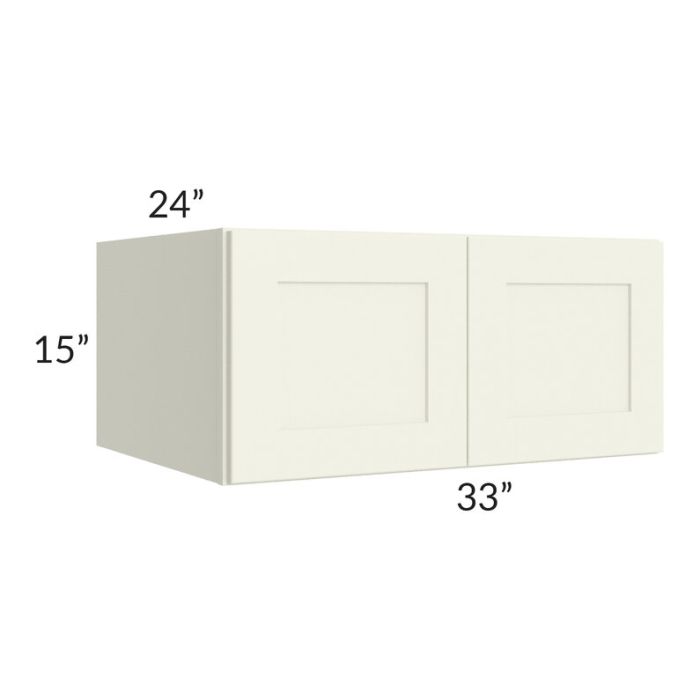 RTA Linen Shaker 33" x 15" x 24" Wall Cabinet