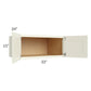 RTA Linen Shaker 33" x 15" x 24" Wall Cabinet