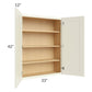 RTA Linen Shaker 33" x 42" Wall Cabinet with 2 Decorative End Panels