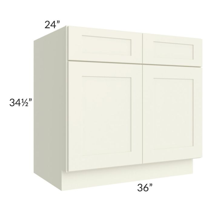 RTA Linen Shaker 36" Base Cabinet with 1 Roll Out Tray