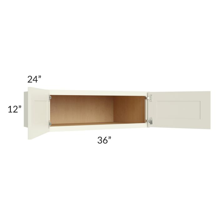 RTA Linen Shaker 36" x 12" x 24" Wall Cabinet