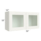 RTA Linen Shaker 36" x 18" Decorative Wall Cabinet with 2 Decorative End Panels