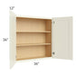 RTA Linen Shaker 36" x 36" Wall Cabinet with 2 Decorative End Panels