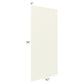 RTA Linen Shaker 42" x 96" Bead Board Finished Panel