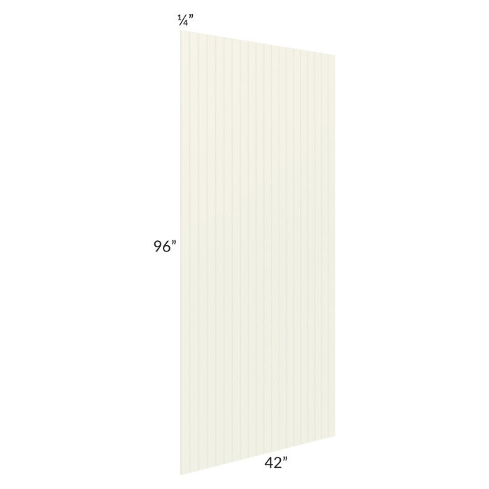 RTA Linen Shaker 42" x 96" Bead Board Finished Panel