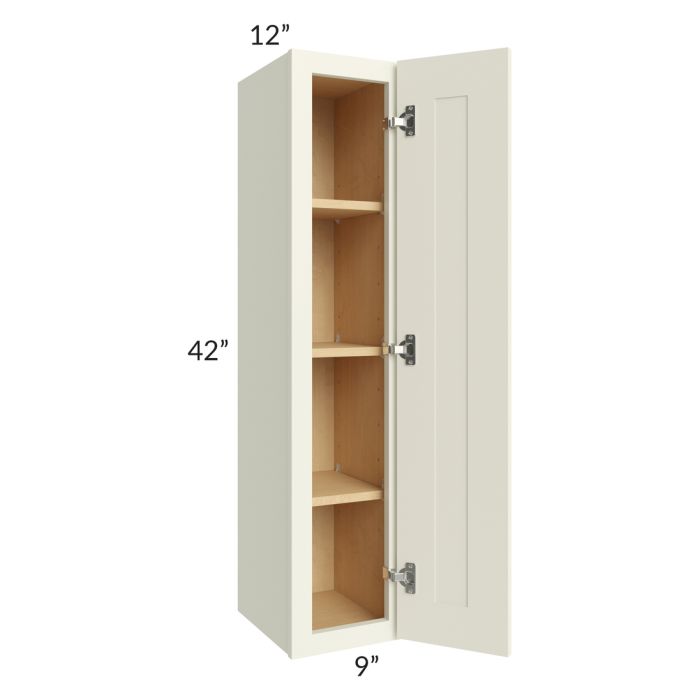 RTA Linen Shaker 9" x 42" Wall Cabinet with 2 Decorative End Panels