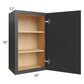 RTA Madison Black Shaker 18" x 30" Wall Cabinet