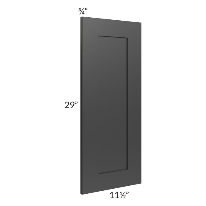 RTA Madison Black Shaker 30" Wall Decorative Door