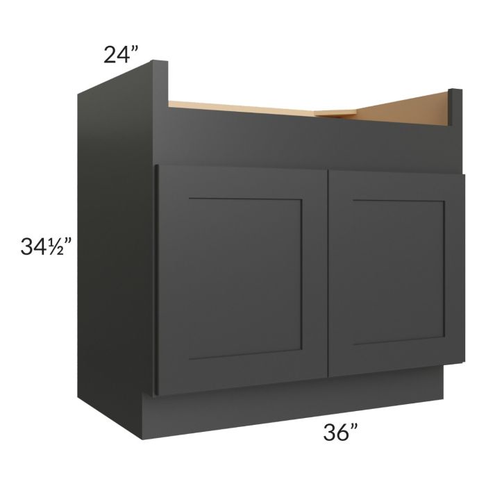 RTA Madison Black Shaker 36" Farm Sink Base Cabinet – Kitchen Oasis