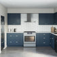 RTA Madison Navy Shaker 18" 3-Drawer Base Cabinet
