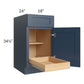 RTA Madison Navy Shaker 18" Base Cabinet with 1 Rollout Tray