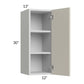 RTA Milan Beige Matte 12" x 30" Wall Cabinet-Right Hinged