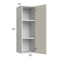 RTA Milan Beige Matte 12" x 36" Wall Cabinet-Right Hinged