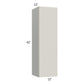RTA Milan Beige Matte 12" x 42" Wall Cabinet-Left Hinged with 1 Finished Side