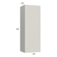 RTA Milan Beige Matte 15" x 42" Wall Cabinet-Left Hinged with 1 Finished Side