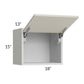 RTA Milan Beige Matte 18" x 15" Lift-Up Door Wall Cabinet