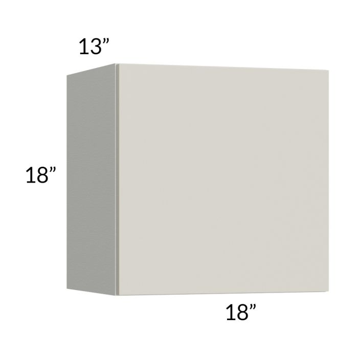 RTA Milan Beige Matte 18" x 18" Lift-Up Door Wall Cabinet