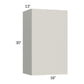 RTA Milan Beige Matte 18" x 30" Wall Cabinet-Right Hinged