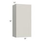 RTA Milan Beige Matte 18" x 36" Wall Cabinet-Left Hinged