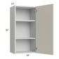 RTA Milan Beige Matte 18" x 36" Wall Cabinet-Right Hinged
