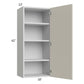 RTA Milan Beige Matte 18" x 42" Wall Cabinet-Right Hinged