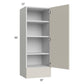 RTA Milan Beige Matte 18" x 48" x 15" Wall Cabinet-Right Hinged with Drawers