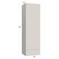 RTA Milan Beige Matte 18" x 60" x 15" Wall Cabinet-Right Hinged with Drawers and 2 Finished End Panels
