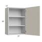 RTA Milan Beige Matte 21" x 30" Wall Cabinet-Left Hinged with 1 Finished Side
