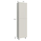 RTA Milan Beige Matte 24" x 13" x 96" Pantry Cabinet (2 doors, 13" depth) with 2 Finished Sides