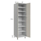 RTA Milan Beige Matte 24" x 24" x 84" Pantry Cabinet (4 doors, 24" depth)