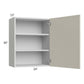 RTA Milan Beige Matte 24" x 30" Wall Cabinet (1 door)-Left Hinged