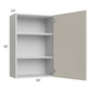 RTA Milan Beige Matte 24" x 36" Wall Cabinet (1 door)-Right Hinged with 2 Finished Sides