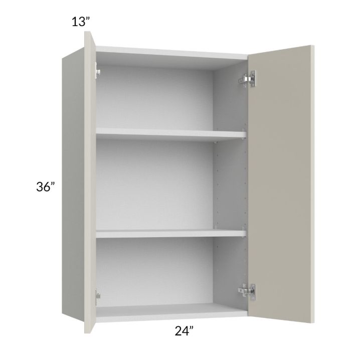 RTA Milan Beige Matte 24" x 36" Wall Cabinet