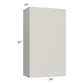 RTA Milan Beige Matte 24" x 42" Wall Cabinet (1 door)-Right Hinged with 2 Finished Sides
