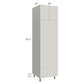 RTA Milan Beige Matte 24" x 90" Double Oven Cabinet