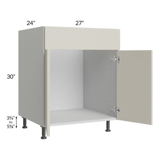 RTA Milan Beige Matte 27" Sink Base Cabinet