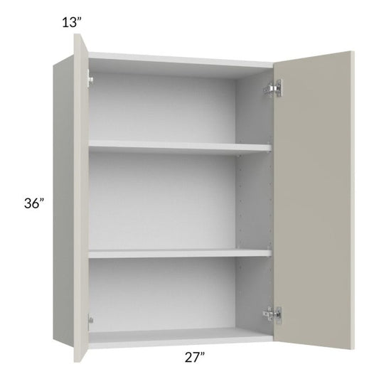 RTA Milan Beige Matte 27" x 36" Wall Cabinet