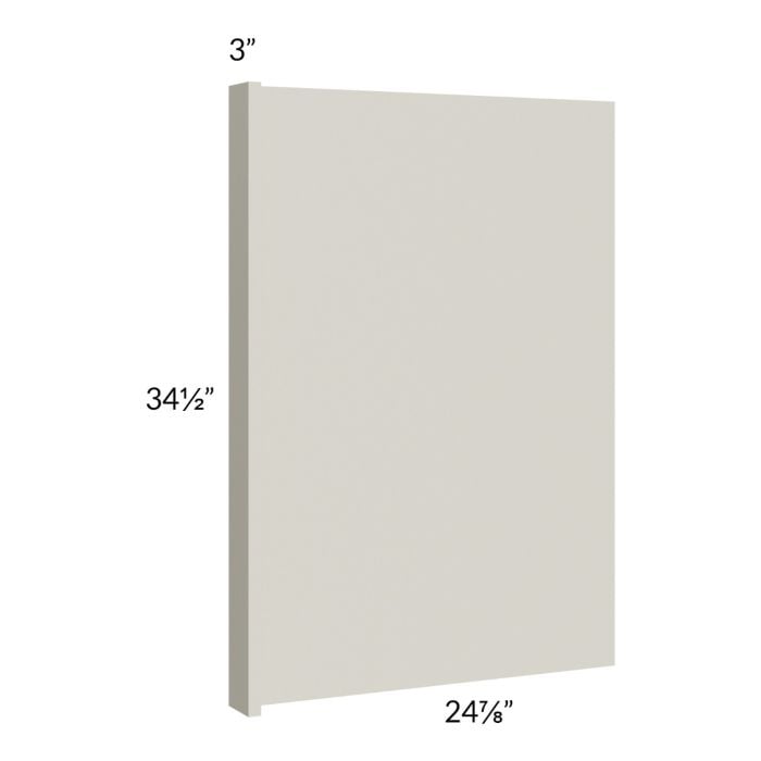 RTA Milan Beige Matte 3" Appliance End Panel