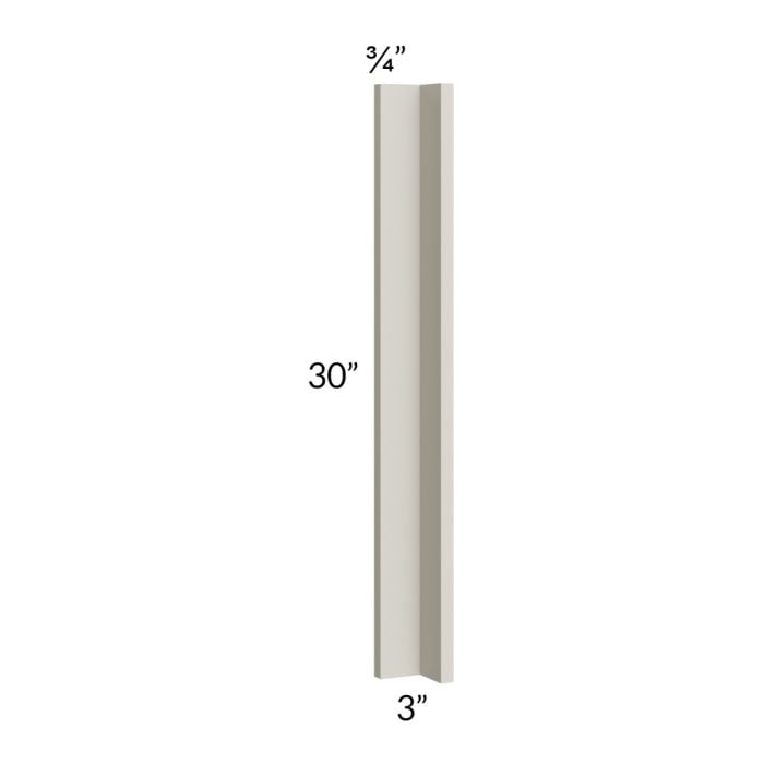 RTA Milan Beige Matte 3" x 3" x 30" Corner Filler