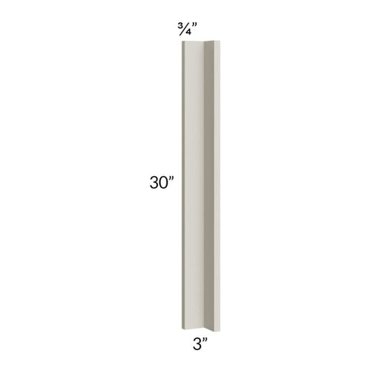 RTA Milan Beige Matte 3" x 3" x 30" Corner Filler