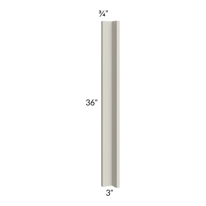 RTA Milan Beige Matte 3" x 3" x 36" Corner Filler
