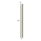 RTA Milan Beige Matte 3" x 3" x 42" Corner Filler
