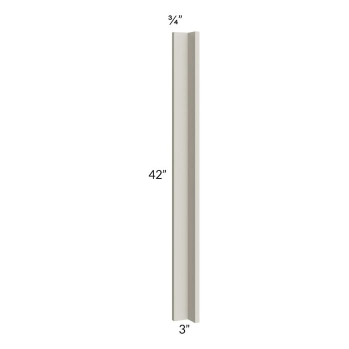 RTA Milan Beige Matte 3" x 3" x 42" Corner Filler