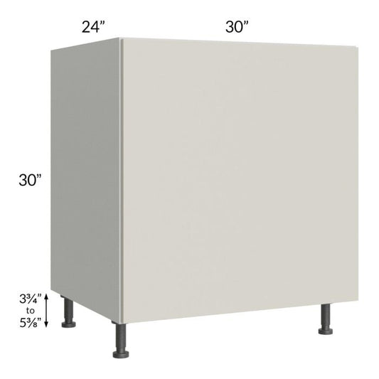 RTA Milan Beige Matte 30" Base Oven Cabinet with 2 Heat Shields