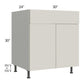 RTA Milan Beige Matte 30" Sink Base Cabinet